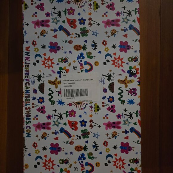 NIB Jeffrey Campbell Outwest-KJ Boot in Black Suede and Silver, Size 9 - Picture 12 of 12